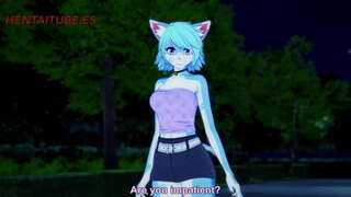 Пушистый Хентай - Бүре икс Китти Катгый Секс