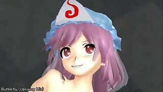 Йөкләнеше аккордов өчен &#039;【MMD】Saigyoji Yuyuko vs Rough Riding Machine【R-18】